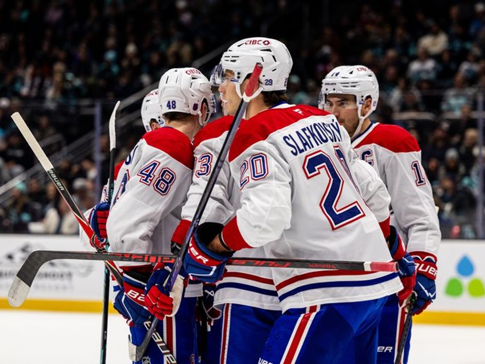 Slafkovský bodoval a tešil sa z vysokej výhry