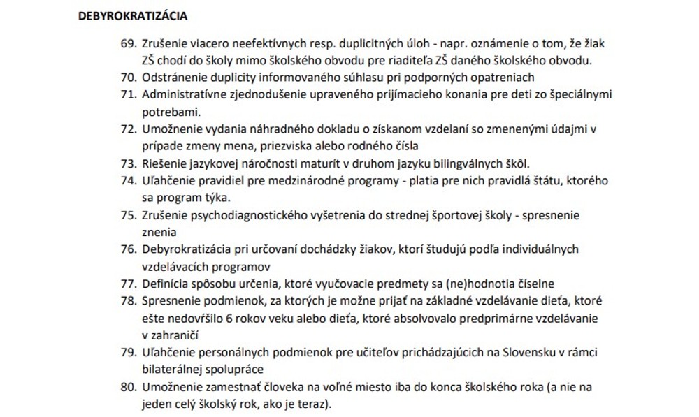 15. debyrokratizacia zakony