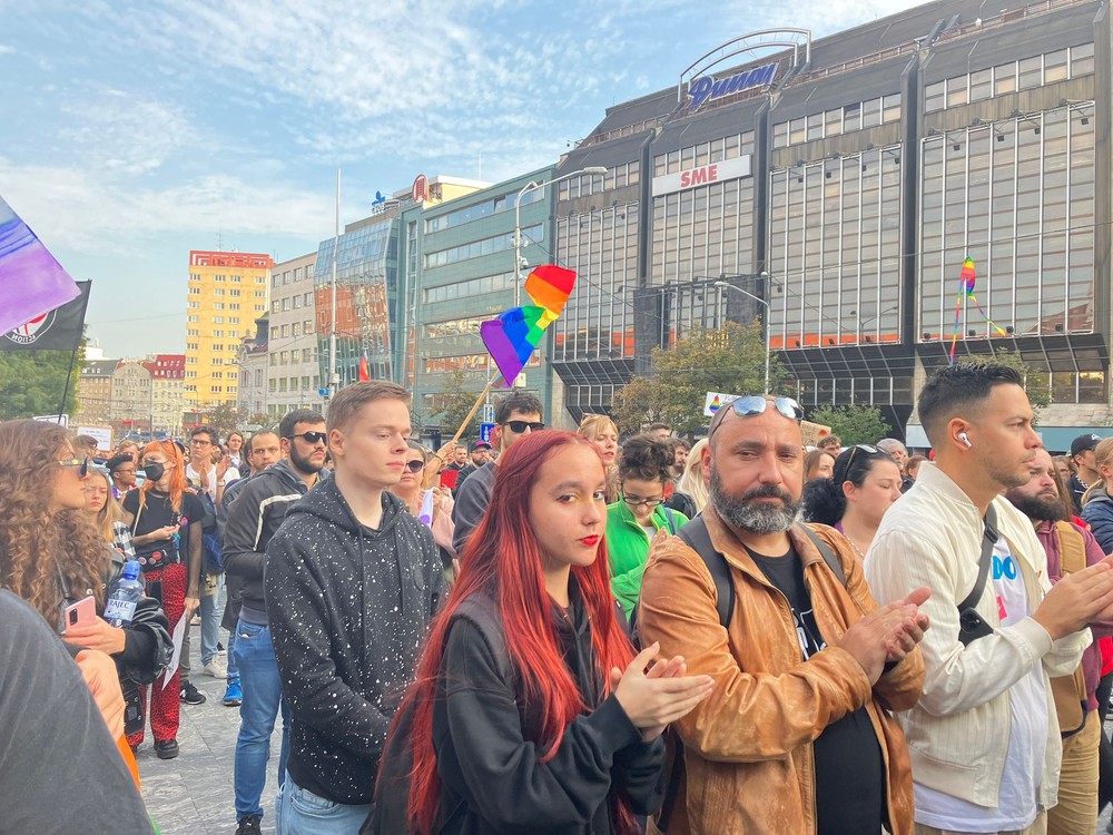 Pochod Zostávame v uliciach na pamiatku Matúša a Juraja