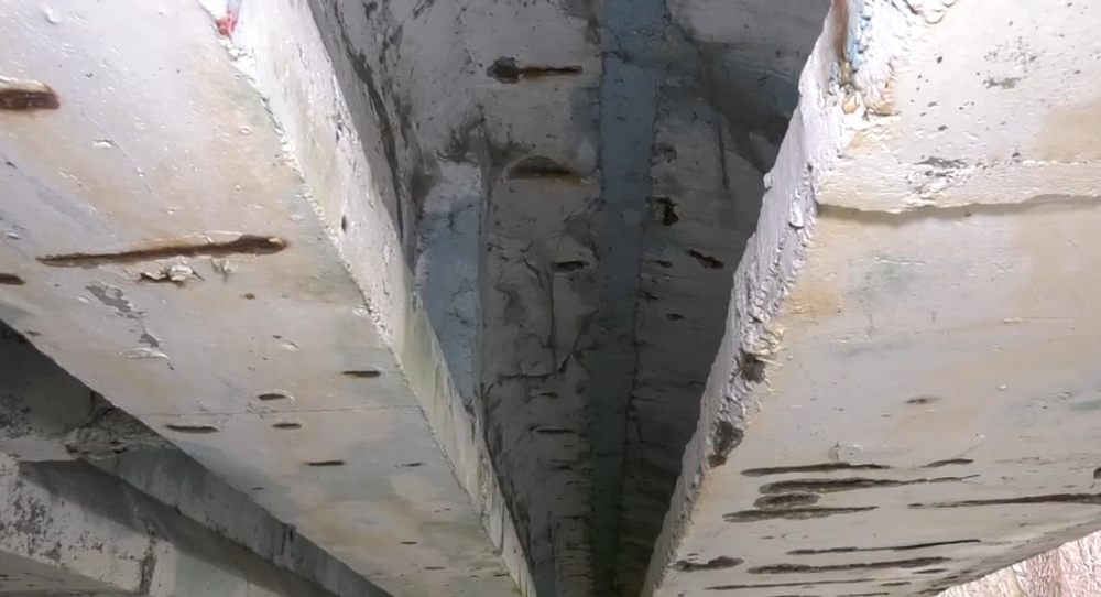 Havarijný stav mosta 5