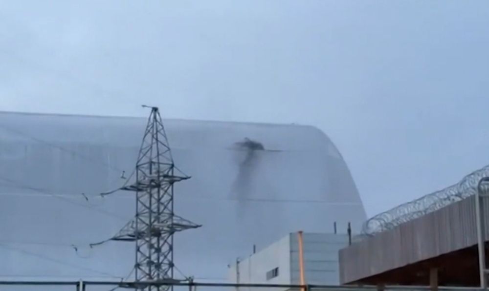 Sarkofág v Černobyle 