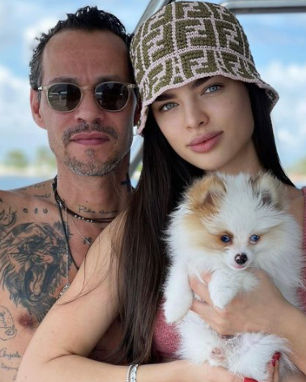 Marc Anthony s partnerkou