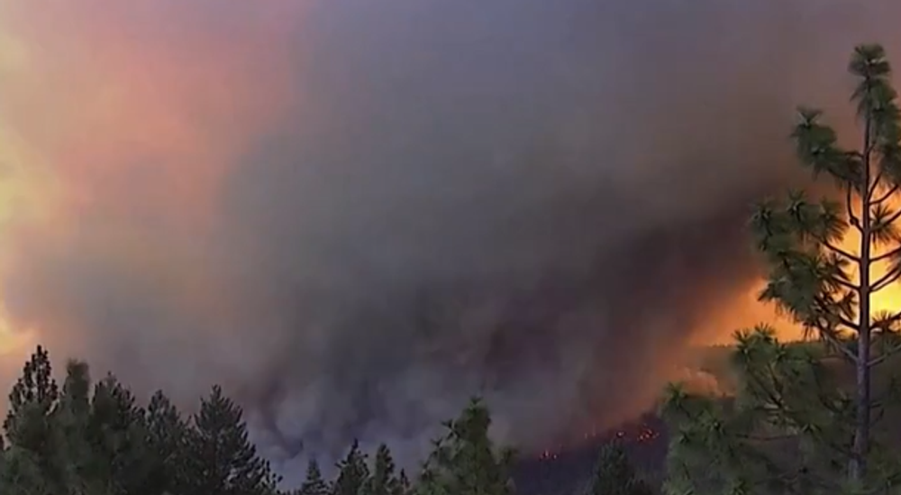 Lesný požiar v Kalifornii