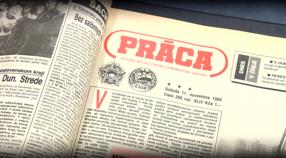 Exkurzia do histórie: O čom sa písalo 11. novembra 1989