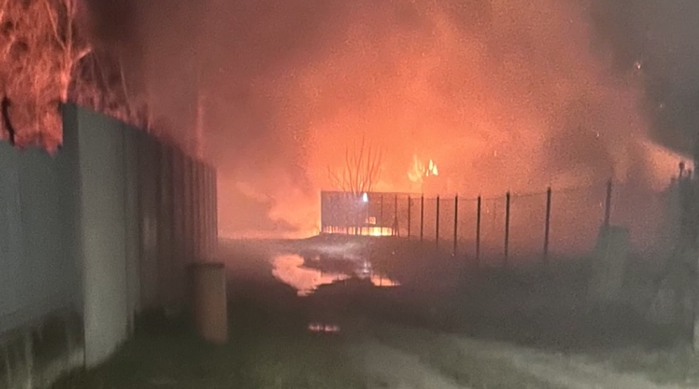 Požiar majetku starostu obce Macov 3