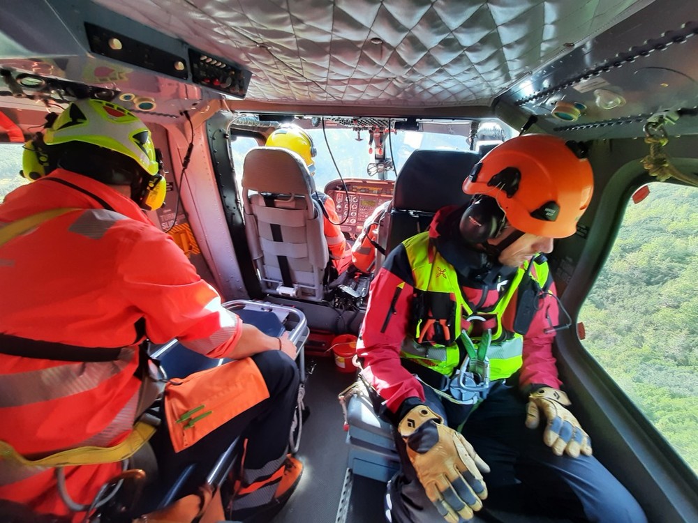 Pomoc turistovi pod sedlom Baranie rohy (1)