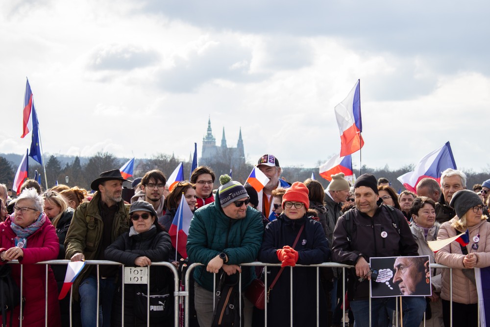 Protesty v Prahe 3