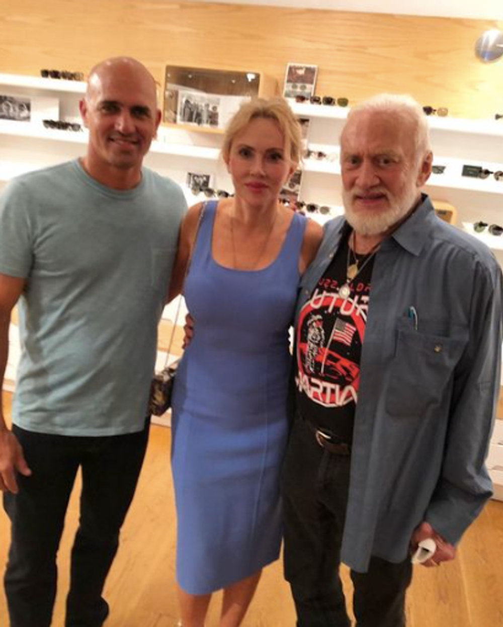 Eugene "Buzz" Aldrin a Anca Faur