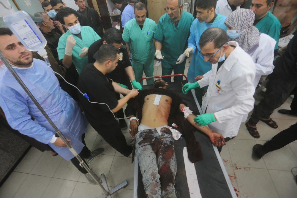 Izrael Palestínčania Gaza armáda útoky zranení vojna (2)