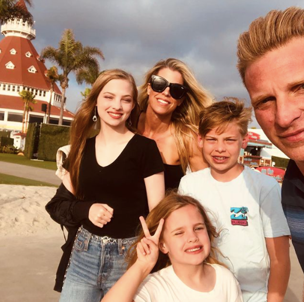 Steve Burton s rodinou