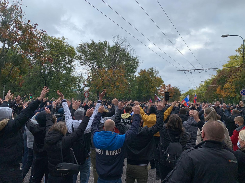 Protesty v Bratislave