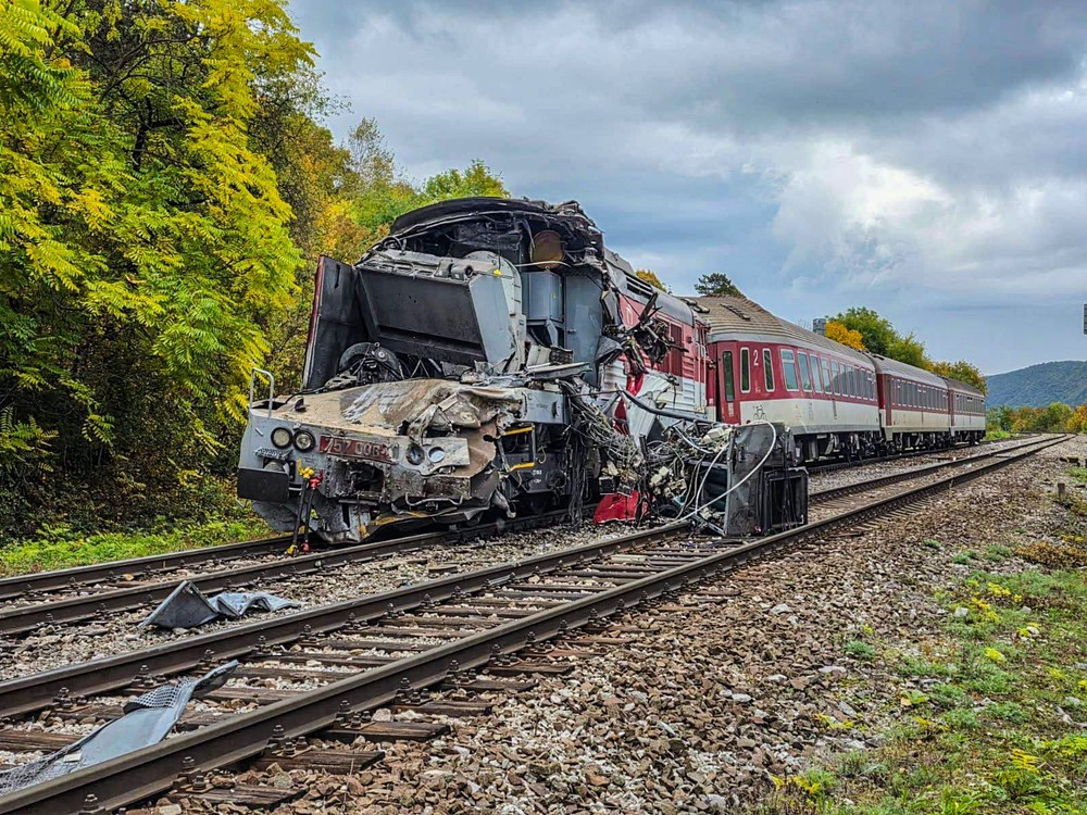 Zrážka dvoch vlakov pri Rožňave 