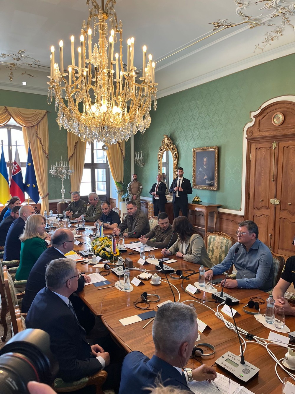 Bratislava Zelenskyj návšteva Slovenska Prezidentský paláíc Ukrajina (5)