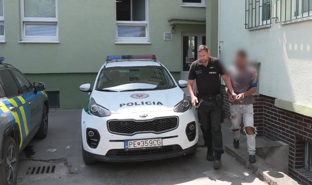 Polícia a obžalovaný