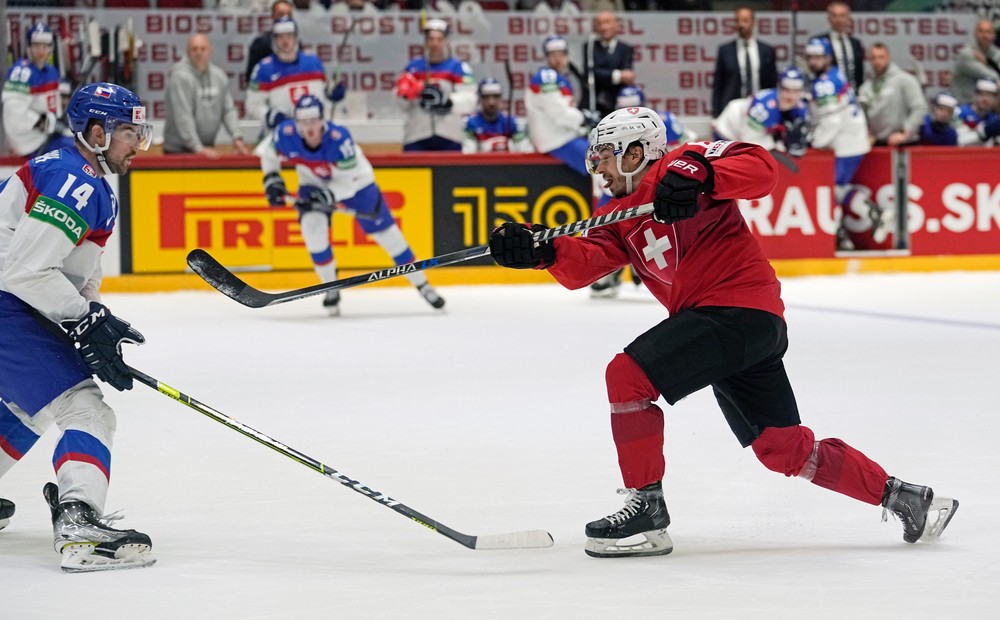 MS v hokeji 2022: Švajčiarsko vs. Slovensko