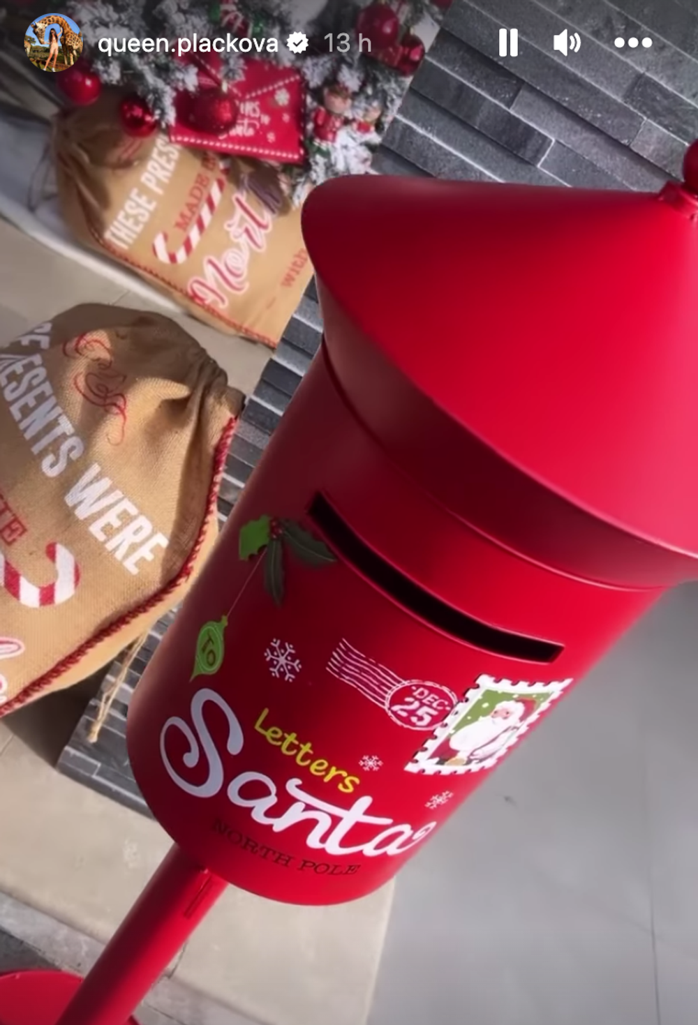 Vianočná výzdoba u Plačkovej