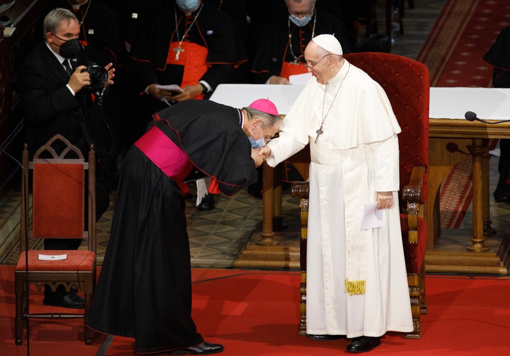 Pápež v Katedrále svätého Martina
