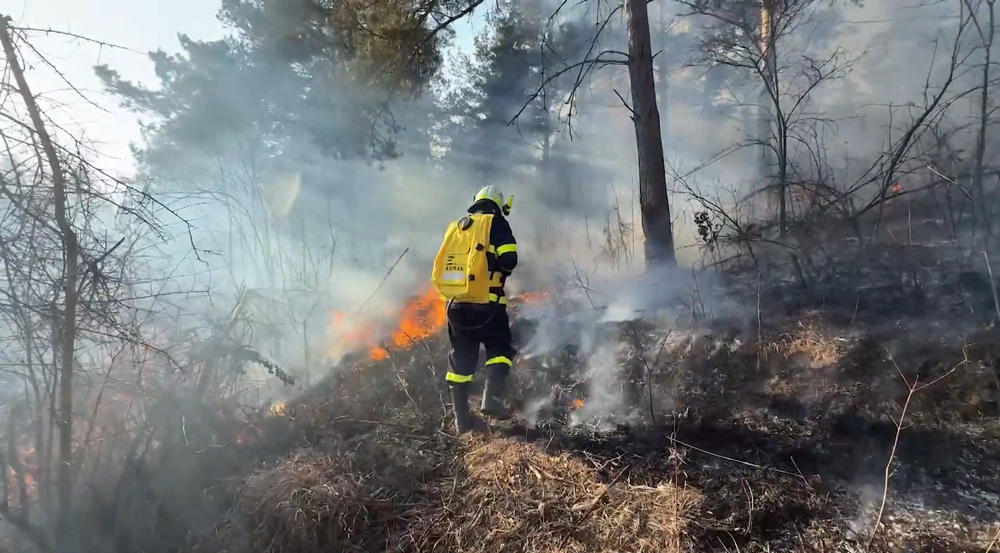 poziar na vychode slovenska