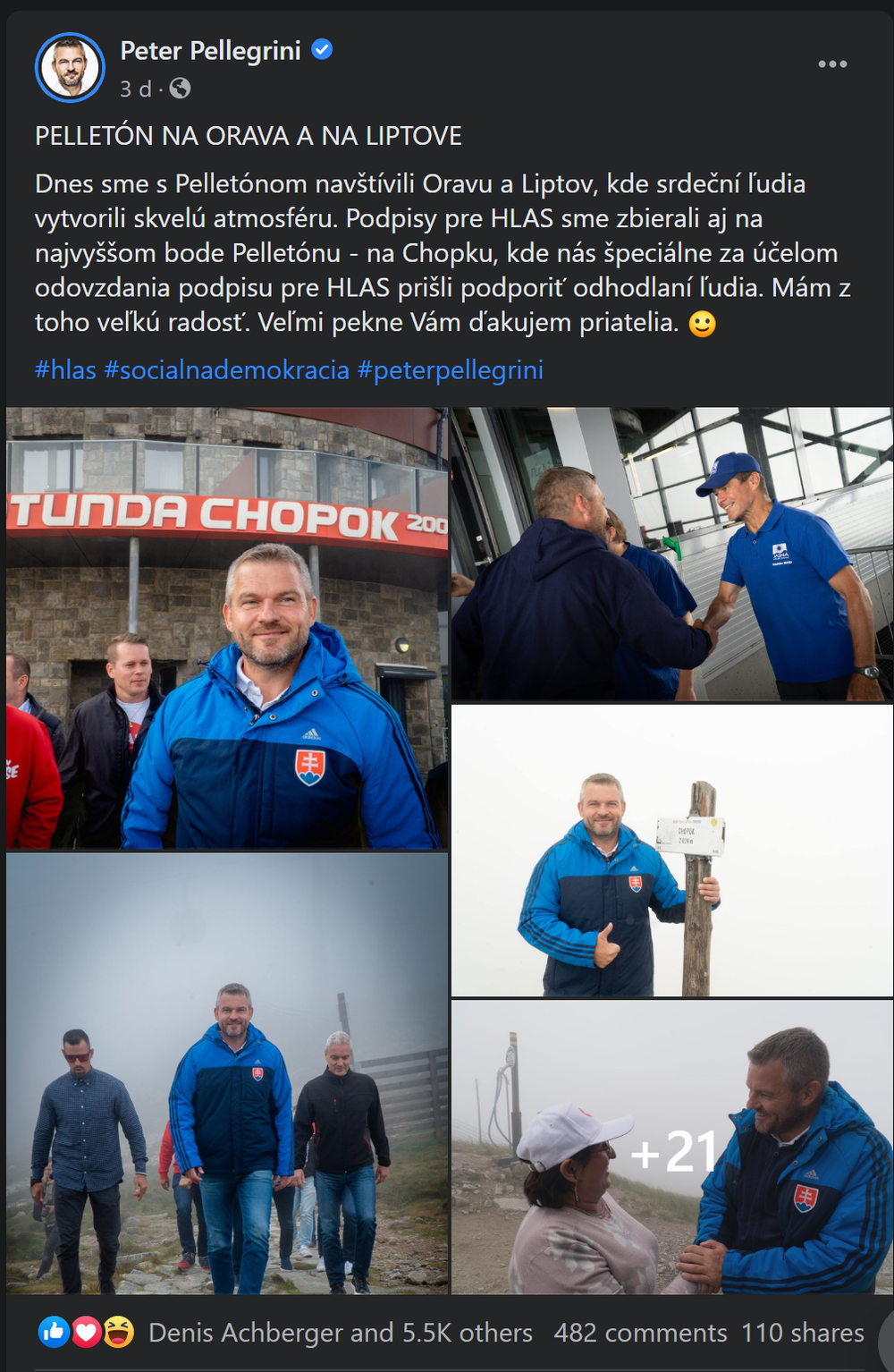 Politici na sociálnych sieťach