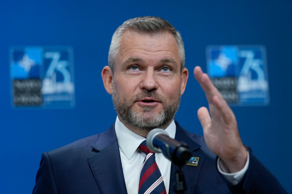 Slovenský prezident Peter Pellegrini na summite NATO vo Washingtone