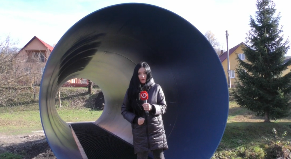 Lávka cez potok v Novej Sedlici 2