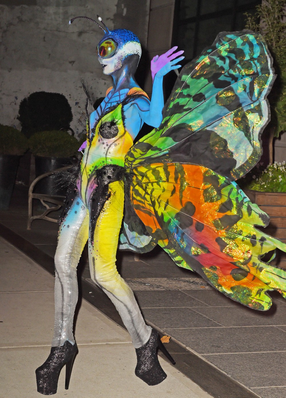 Heidi Klum v halloweenskom kostýme