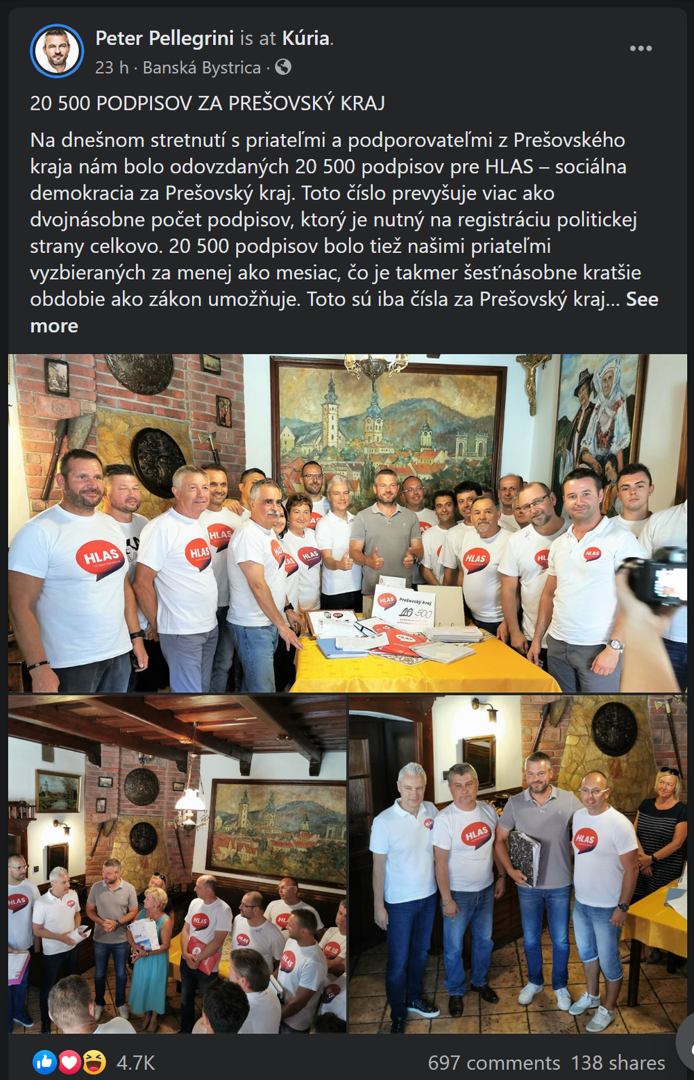 Politici na sociálnych sieťach