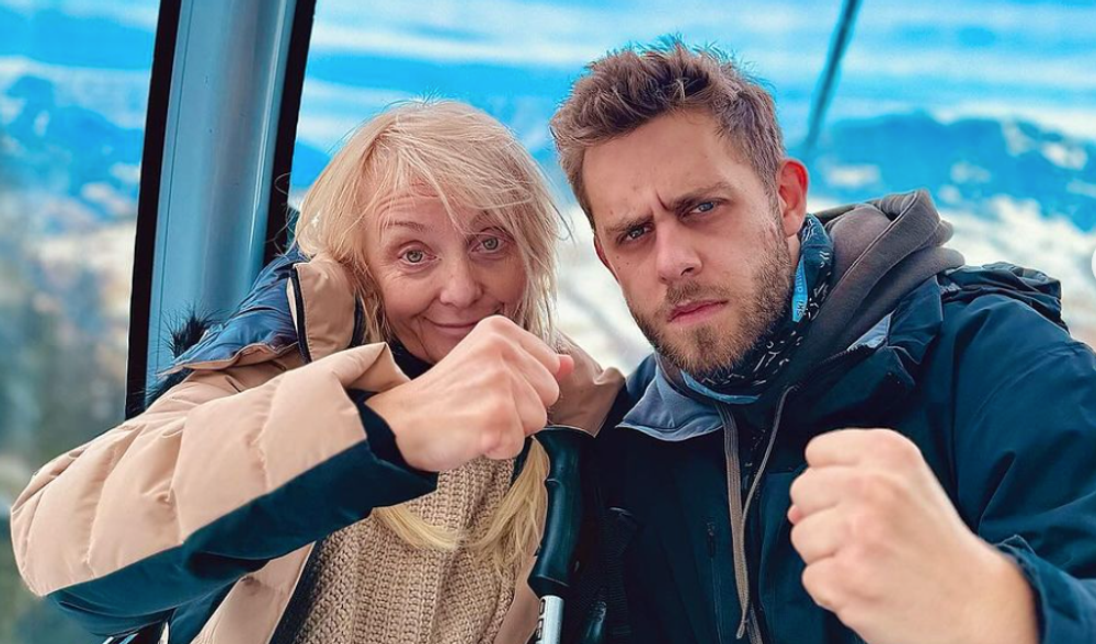 Zilkova so synom Vincentom Navratilom