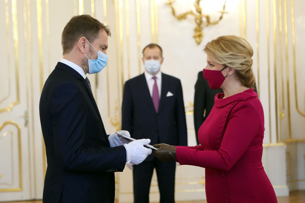 Prezidentka vymenovala vládu Igora Matoviča 