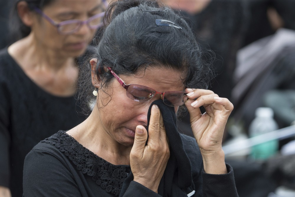 Pohrebná ceremónia thajského panovníka Pchúmipchóna