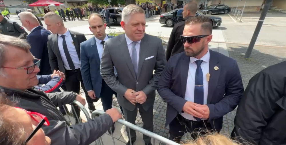 Robert Fico v Handlovej