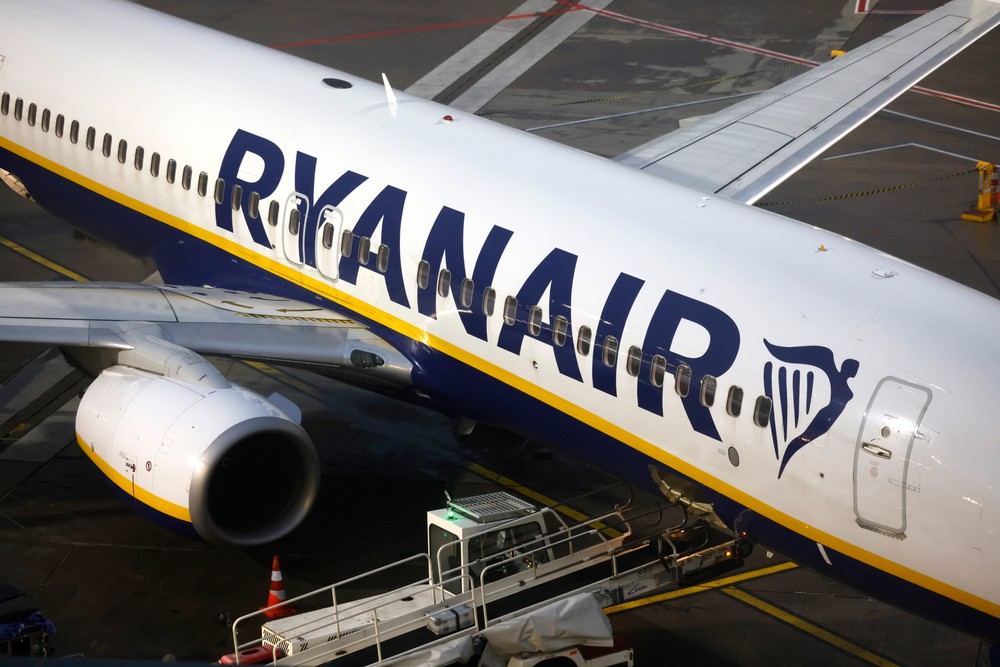 ryanair lietadlo let 