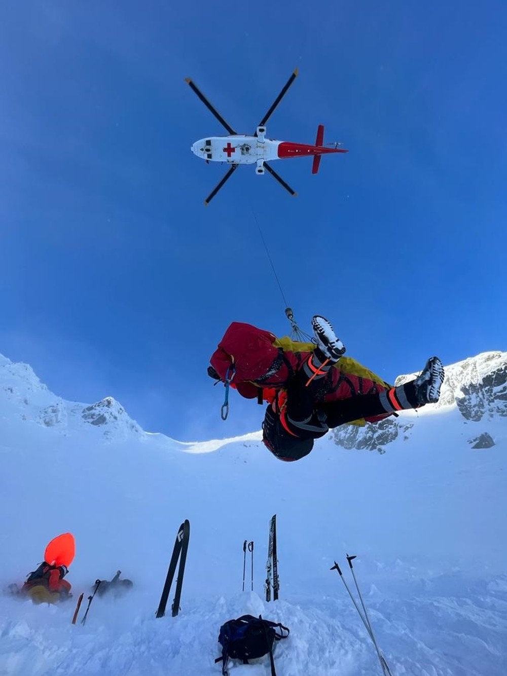 Lavína v Nízkych Tatrách