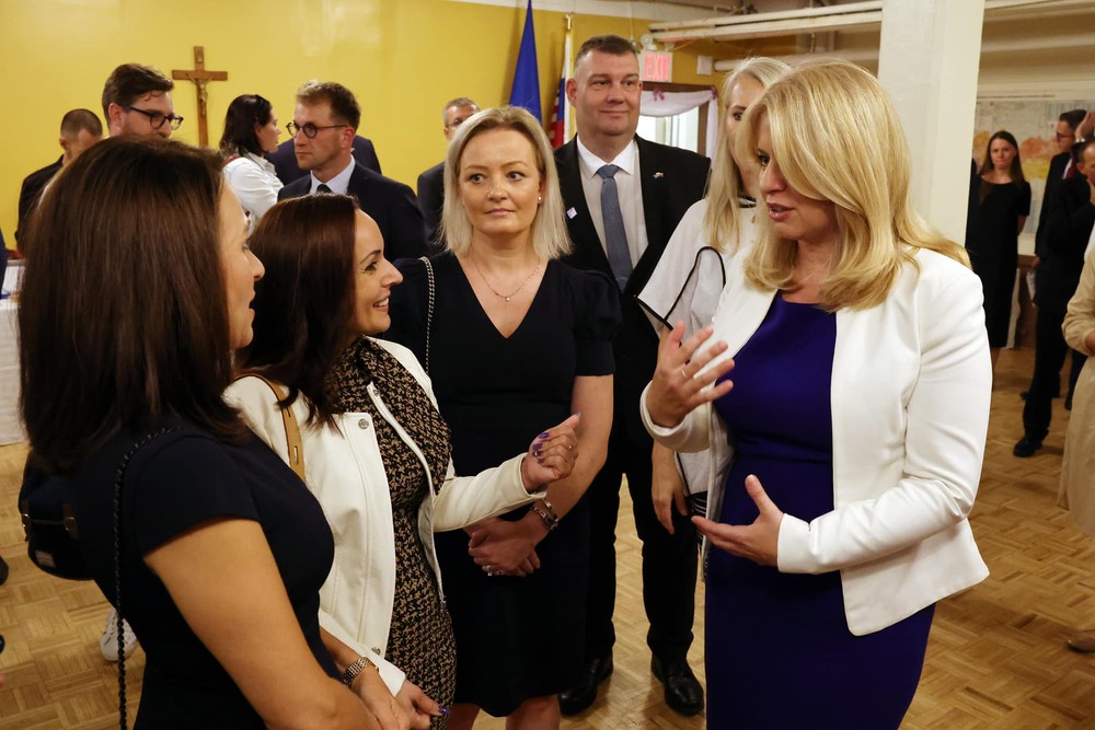 Zuzana Čaputová kostol omša Manhattan USA  (5)