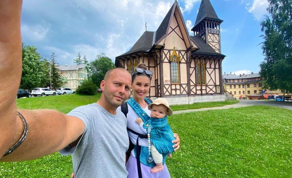 Soňa Skoncová s rodinou