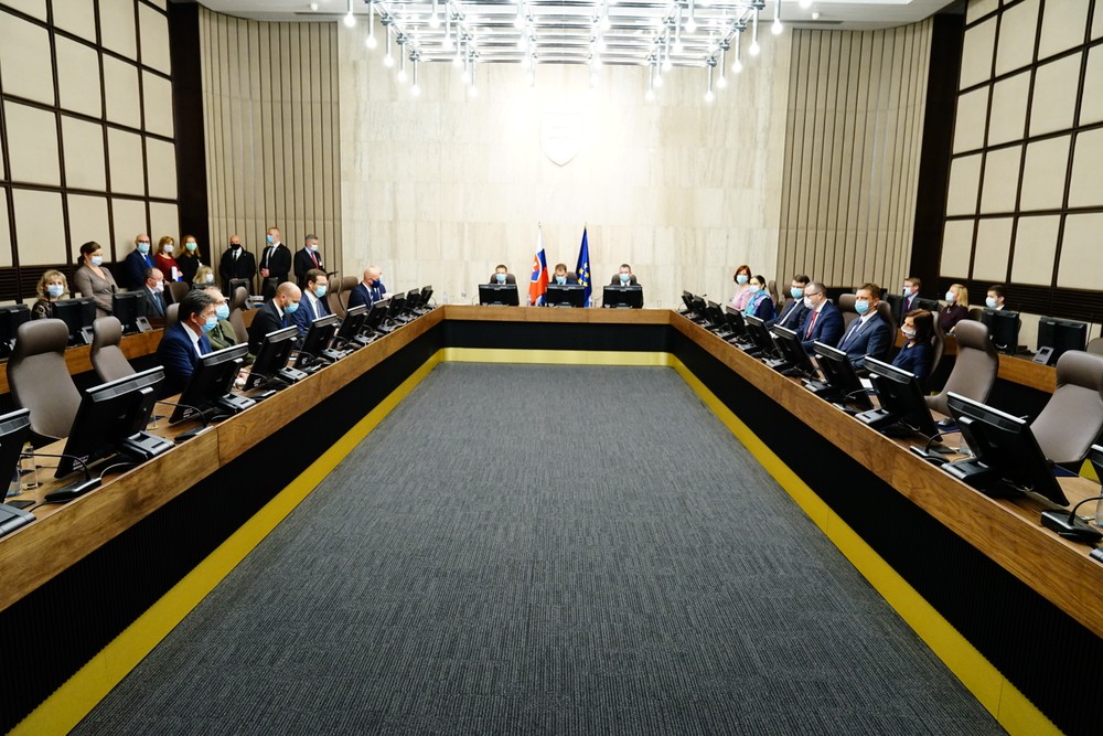 Zasadnutie novej vlády 