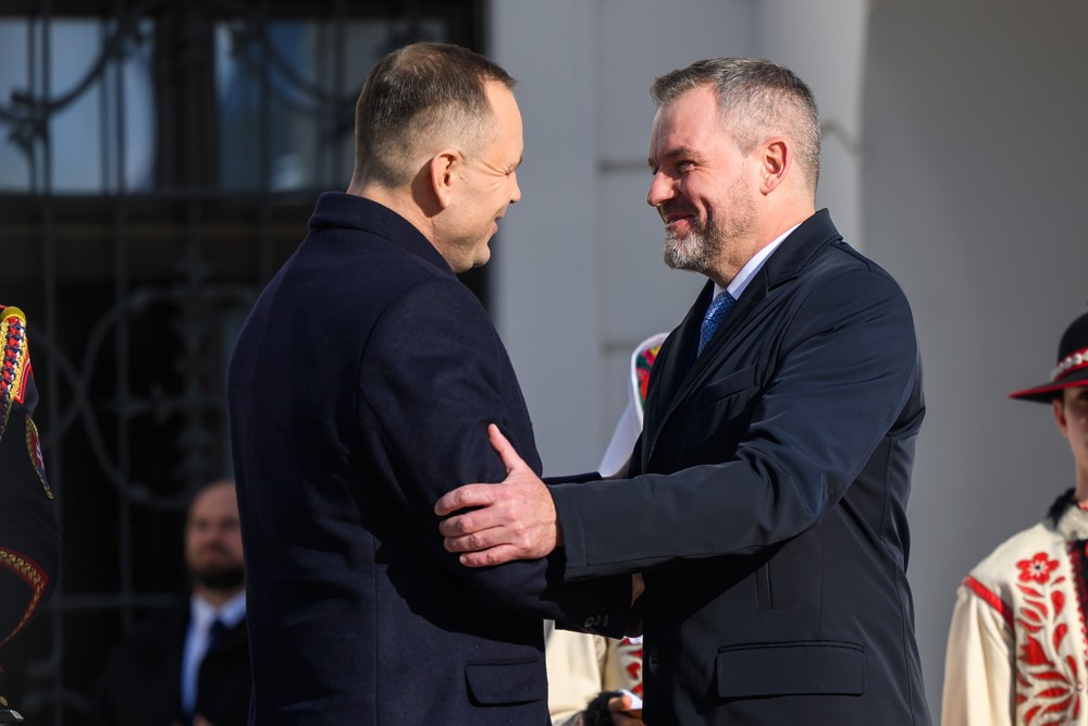 Poľský prezident Karol Nawrocki na návšteve Slovenska