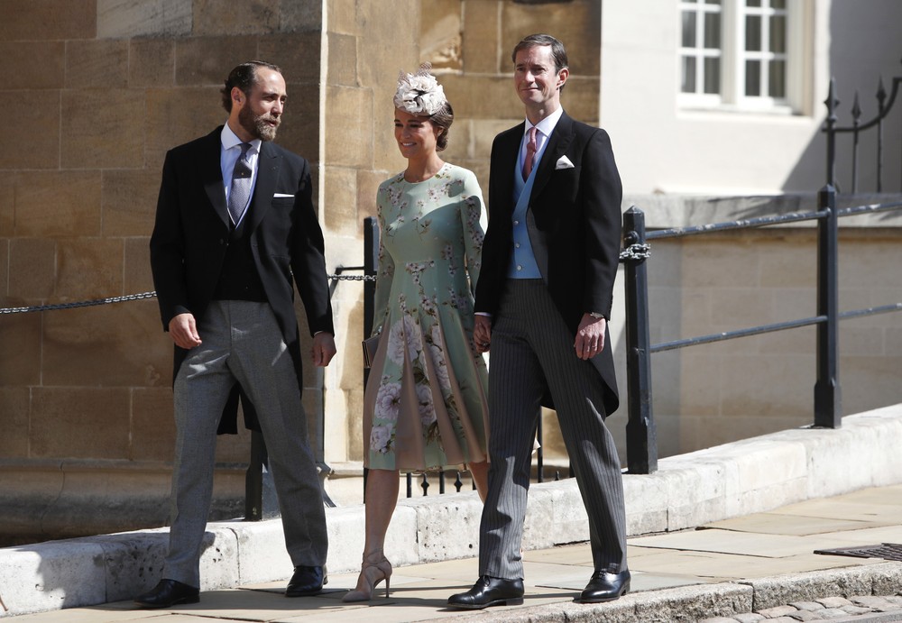 Pippa s bratom a manželom 