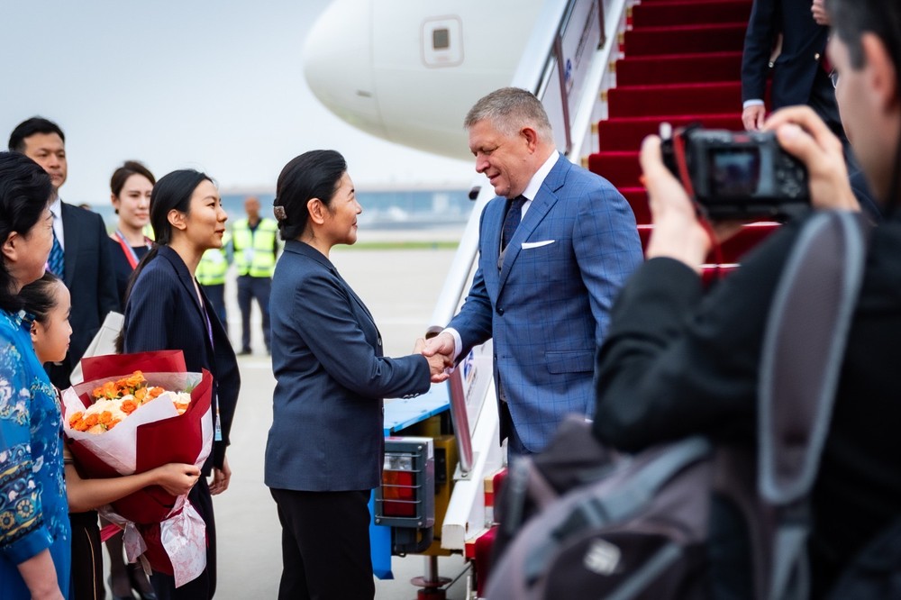 Robert Fico v Číne