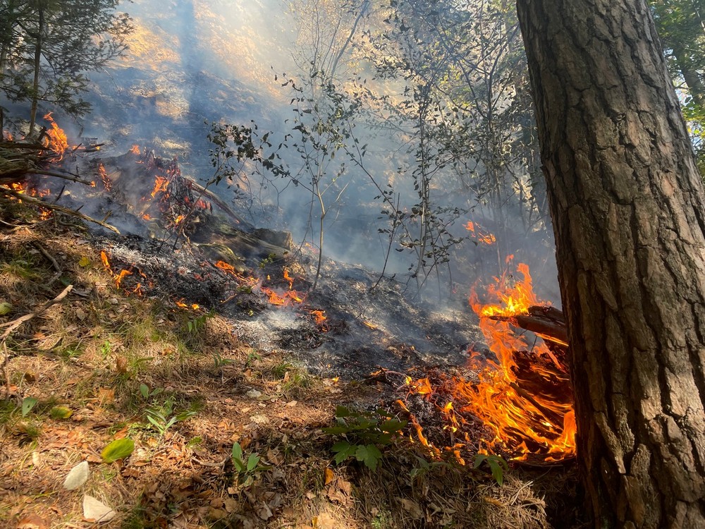 Požiar v Slovenskom raji