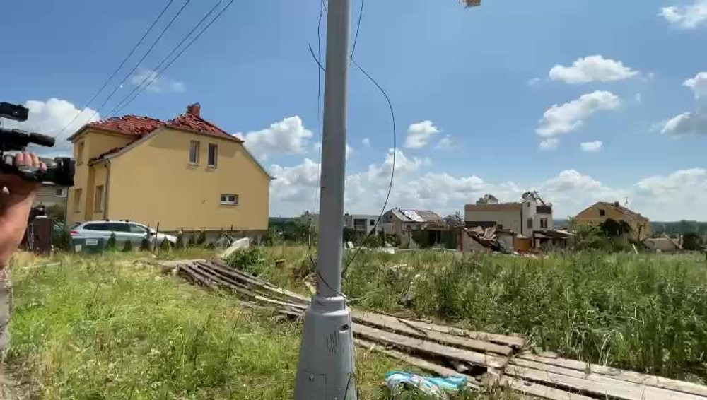 Zábery následkov tornáda v Česku