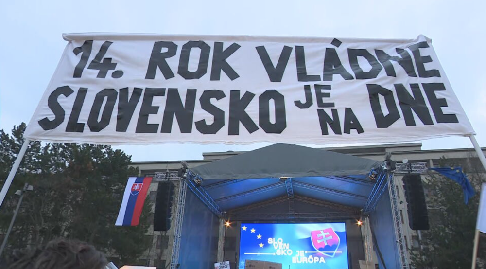 Protest v Bratislave