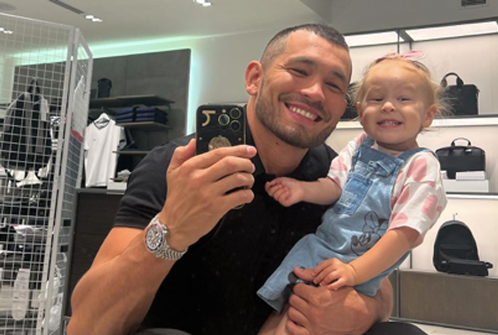 Makhmud Muradov s dcérkou Rumiou