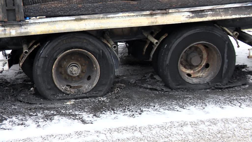 Požiar na diaľnici2131