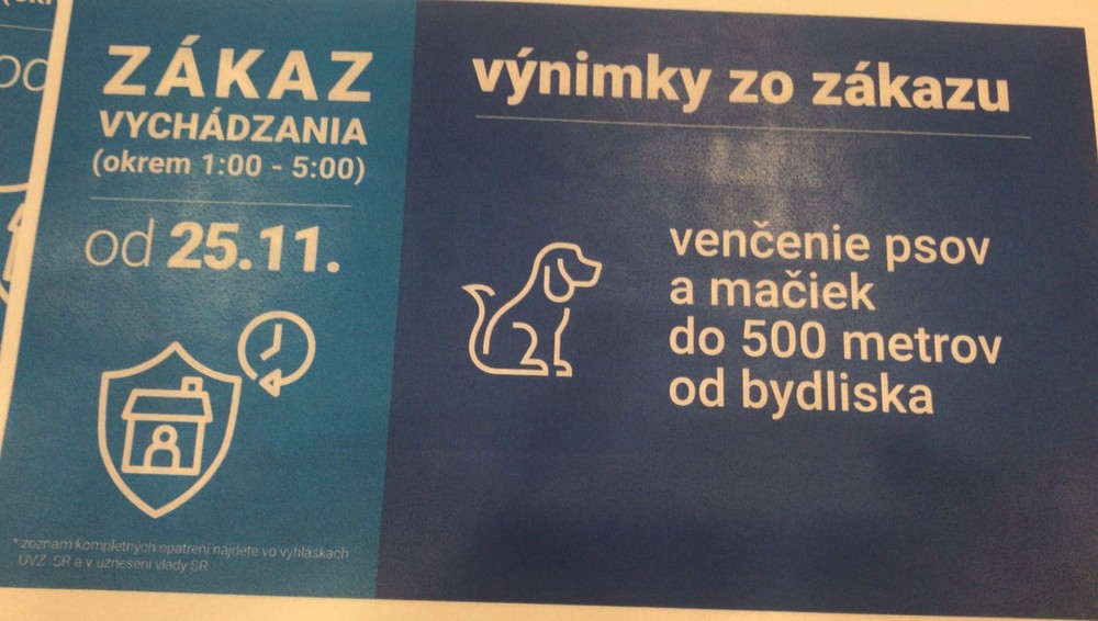 Pravidlá lockdownu od 25.11.2021