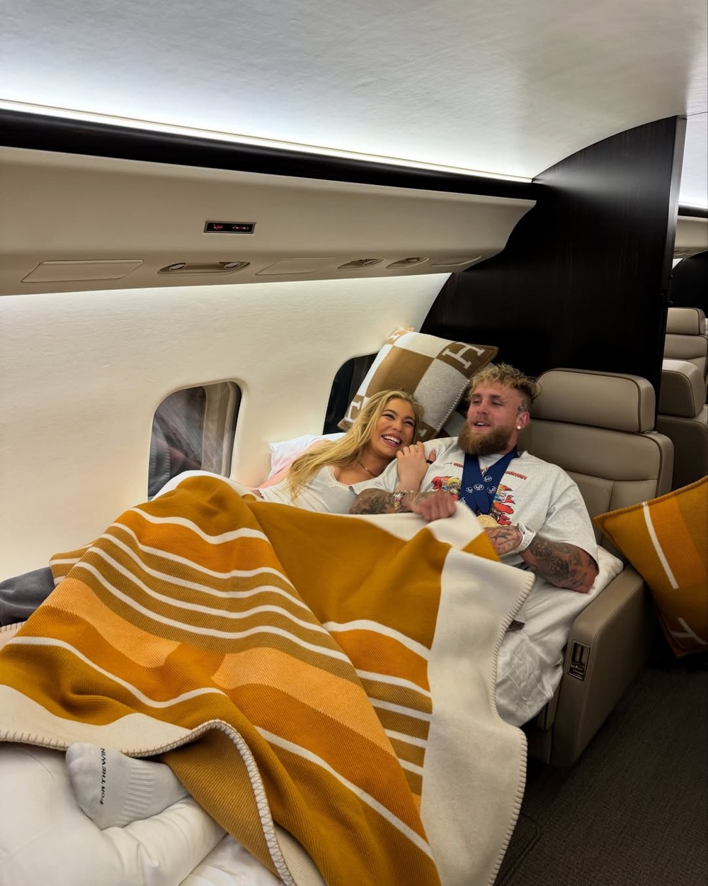 Jutta Leerdam a Jake Paul