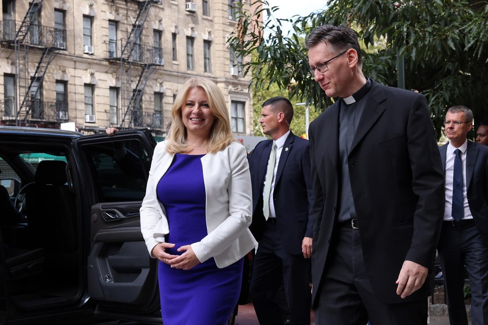 Zuzana Čaputová kostol omša Manhattan USA  (8)