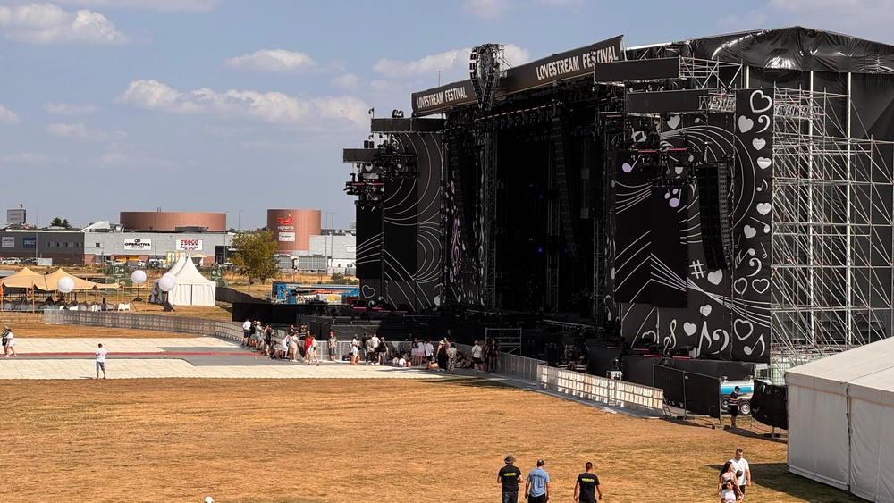 Priestory festivalu Lovestream 2024 pred začiatkom