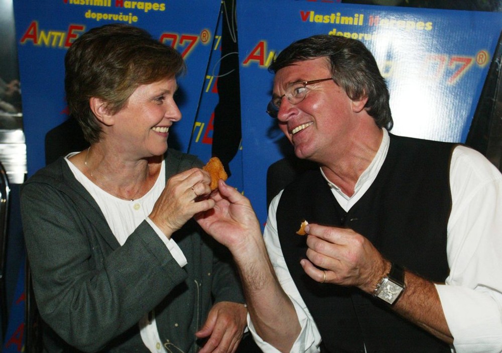 Vlastimil Harapes, Marta Vančurová