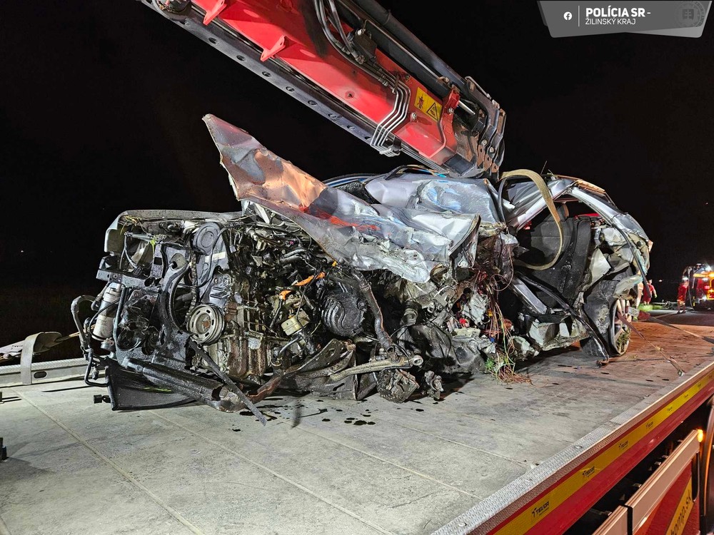 tragická nehoda čelná zrážka kysucký lieskovec (2)